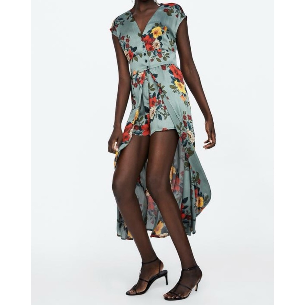 Zara floral romper dress - Picture 8 of 8